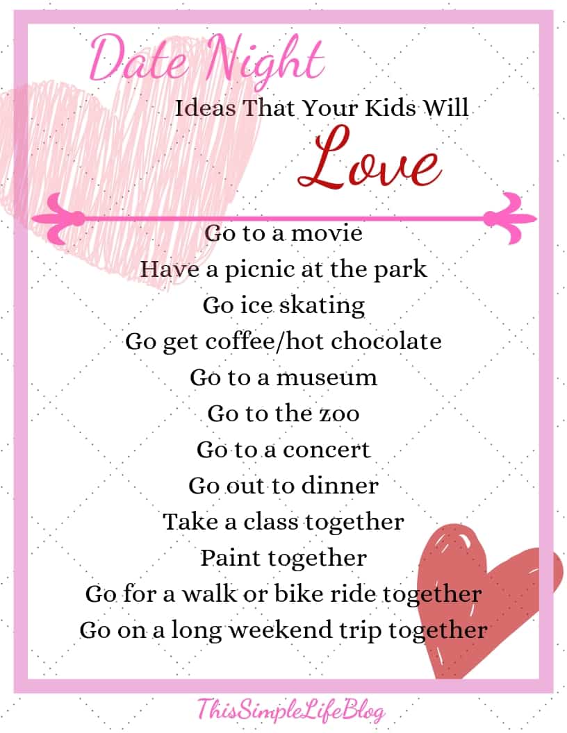 Date night idea that your kids will love, Spend intentional time with your child