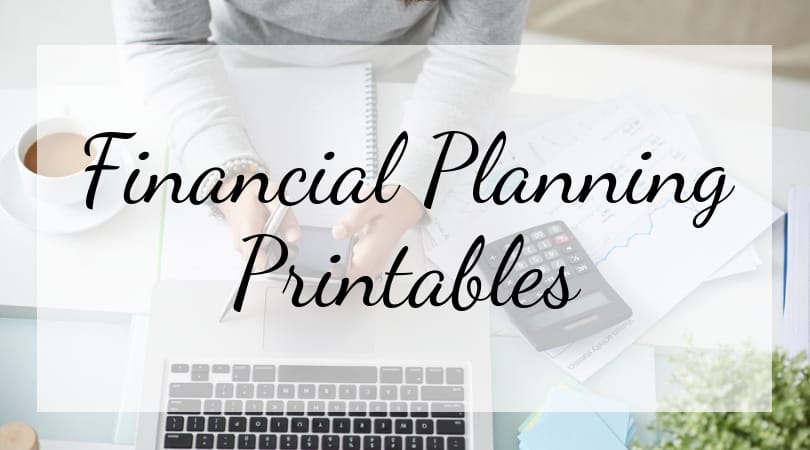 Financial Planning Printables