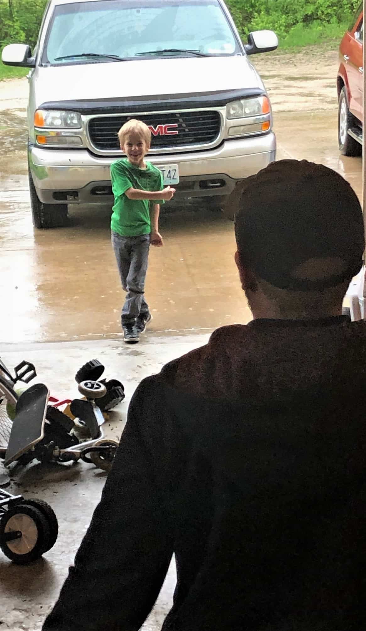 Daddy, take me with you