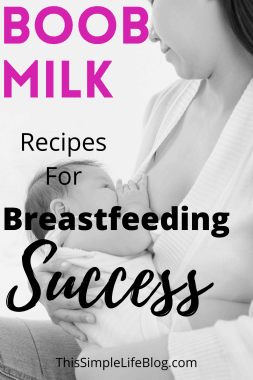 Boob Milk- recipes Blog post header